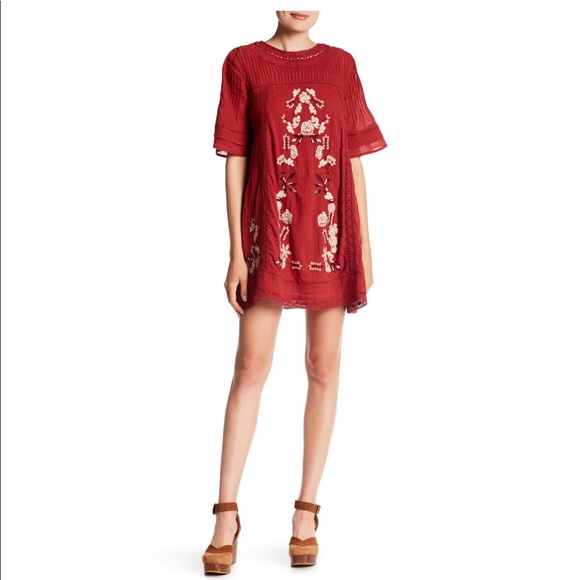 Free People perfectly Victorian embroidered dress - Picture 3 of 6